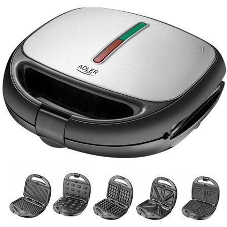 Adler 5i1 Grill & Våffeljärn