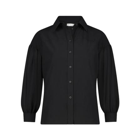 Jane Lushka Blouse Sabine Technical Jersey , Zwart , Dames , Maat: XS