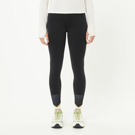 Salomon - Legginsy damskie Shakeout Core Warm - Deep Black
