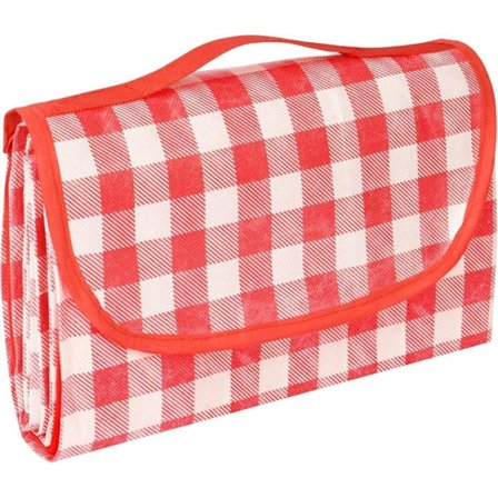 Vattentät Picknickfilt med Bärhandtag, Vikbar, Slitstark för Camping, Strand, Park och Utomhusaktiviteter