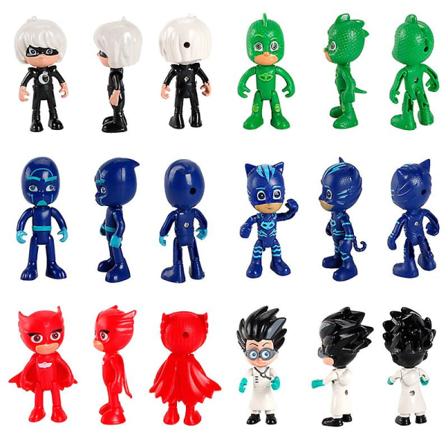6 stk/sett Pj Masks Catboy Kappe Actionfigurer Barn Leke Gave