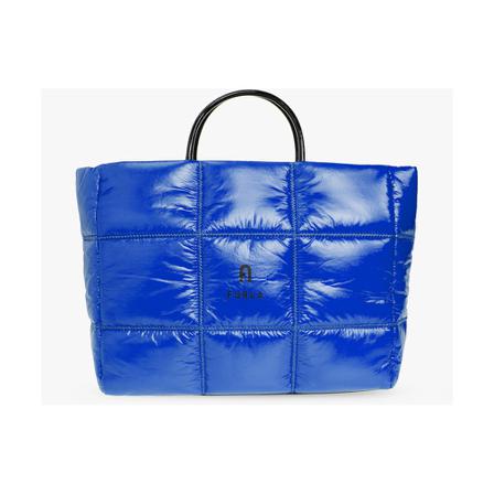 Furla, Shoulder Bags Blauw, Dames, Maat:ONE Size,nylon,print