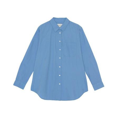 Moshi Moshi Mind Gaia Shirt Poplin Blå, Dame Skjorter