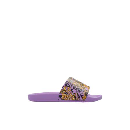 Versace Jeans Couture, Patterned Slides Paars, Dames, Maat:40 EU,rubber