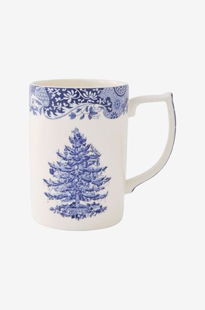Spode - Krus 0,34 l Blue Italian Christmas Tree - Blå - Kopper & krus - Fra Homeroom