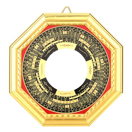 Traditionel kinesisk Feng Shui konveks/konkav Bagua-spejl til hjem og virksomhed Lucky (konveks)