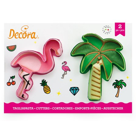 Flamingo og Palme Kageforme