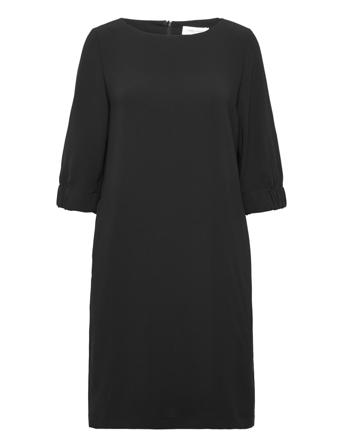 Dress Woven Polvipituinen Mekko Musta Gerry Weber