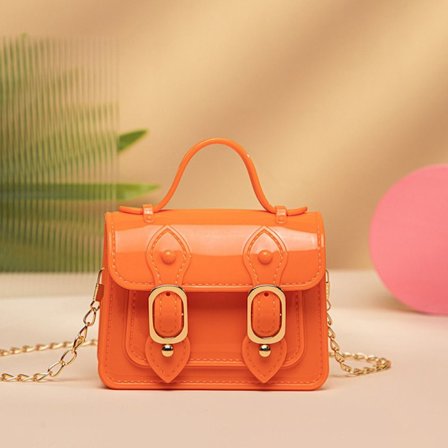 Jelly Tote Bag Underarmsväska ORANGE