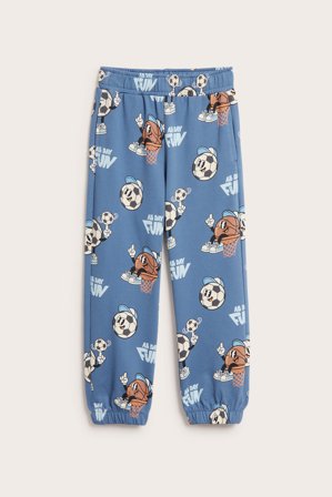 Kappahl | Mønstret kosebukse Blå 86 | Blå
