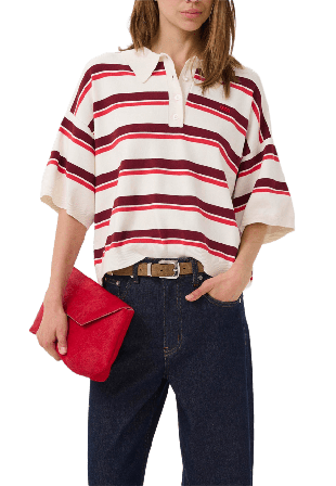 Gestuz Taia Ss Polo Pullover Tröjor Dam Flerfärgad L