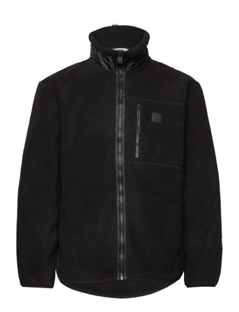 Yermo Fleece Jacket T1 Tops Sweatshirts & Hoodies Fleeces & Midlayers Black Rains