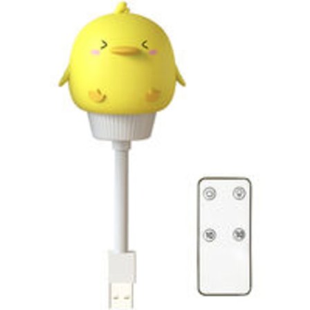 Flexibel Mini USB LED-nattlampa med fjärrkontroll Baby Feedin