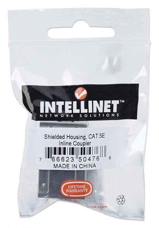 INTELLINET RJ45 Kupplung Cat5e 8P8C Bu/Bu FTP silber