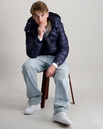 BVALDI BV Puffer Jacket Niebieski Kurtki Chłopiec - Kids Brand Store