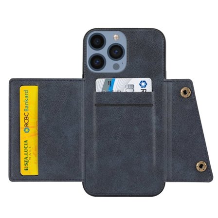 iPhone 15 Pro - Praktiskt Skal med Korthållare