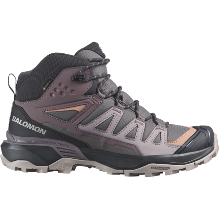 Salomon - Chaussures de randonnée et grande randonnée Chaussures X Ultra 360 Mid Gtx W - Plum Kitten / Phantom - 43⅓