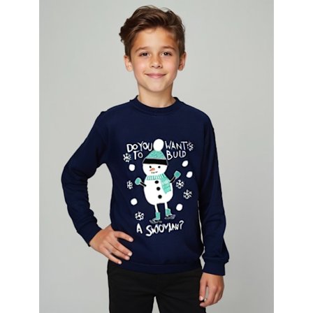 Julegenser for småbarn, baby jente gutt, genser med lange ermer, vintergenser 12M-6 år