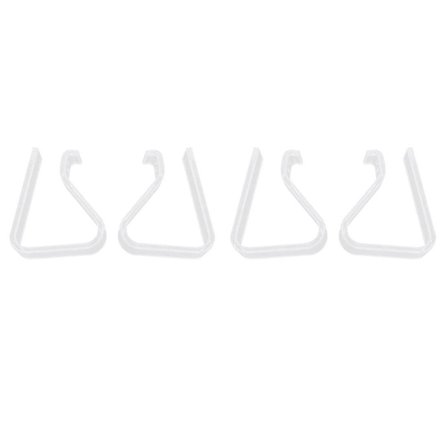 4 kpl Kotijuhlat Selkeä Muovi 20mm-35mm Pöytäliinan Kiinnittimet