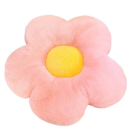 Blomsterpude Plys Gulvpude Dekorativ Pude (50cm)