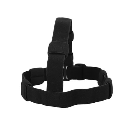 Sort pandelampe hovedbånd til 18650 lommelygte udendørs værktøj