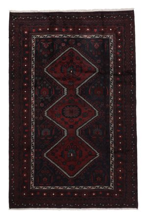 Lori Rug Oriental Black (Wool, Persia)
