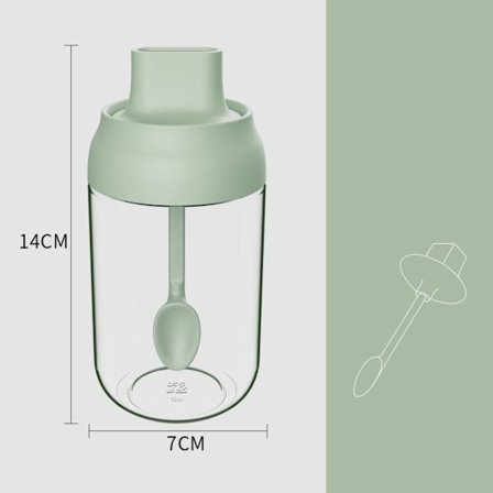 Kryddlåda i glas Kryddburk GRÖN A A