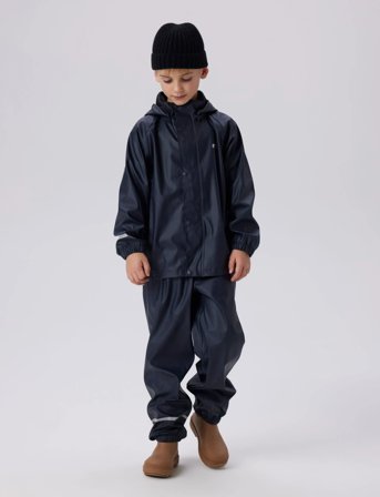 name it Nkndry10 Rain Set Fo Noos - Navy - 128