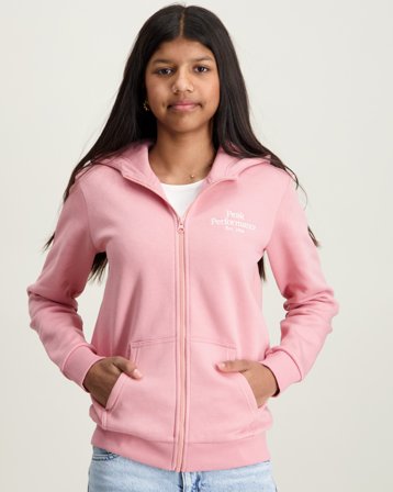 Peak Performance Jr Original Zip Hood Rose Sweats à capuche Fille - Kids Brand Store
