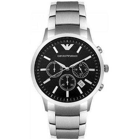 Klocka - Emporio Armani - AR2434 - Rostfritt stål - Svart - 5 ATM vattentäthet