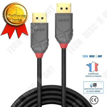HDMI-kabel - TECH DISCOUNT - Anthra Line - 2m - Guldpläterad - Oskärmad