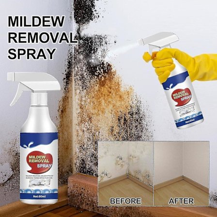 Skimmelfjernespray, Skimmelrens, Badeværelsesafkalker, Velegnet til vægge, fliser, gulve, vaske, badekar og toiletter[D]