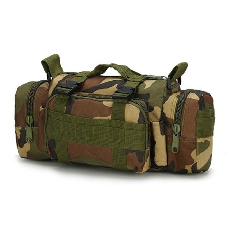 Taktisk midjeväska Molle-ficka Deployment Bag (Djungelkamouflage)