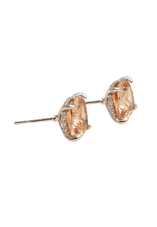 Lily and Rose Desiree studs - Champagne (silver) Örhängen Dam Silver ONE-SIZE