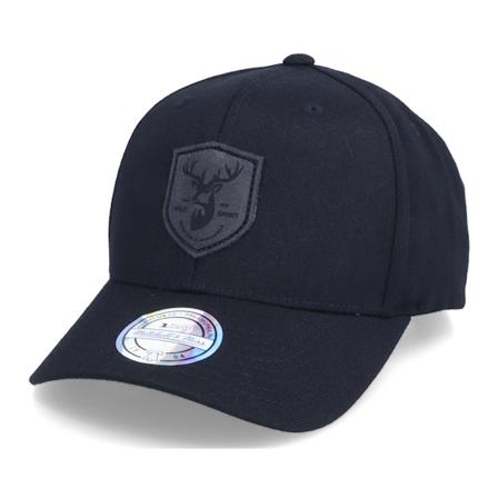 Wild Spirit - Svart adjustable Caps - Charcoal Deer Shield Patch Black 110 Adjustable @ Hatstore