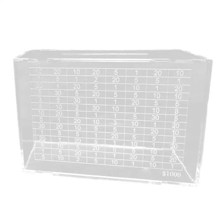 Pengeboks med skrankepengespareboks 1000 1000