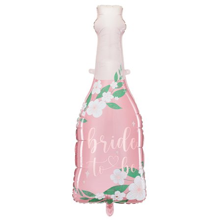 Folieballon Flaske "Bride To Be" 108 cm