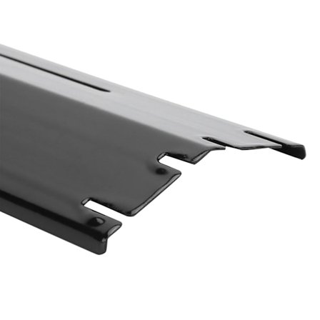 Flamskydd i porslinsemaljerat stål för gasolgrill, justerbara värmeplåtar i rostfritt stål, universell ersättning som säkerställer optimal matlagning