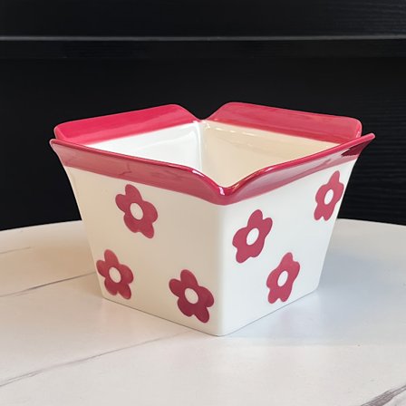 1 kpl 750 ml Sarjakuva Raidallinen Keraaminen Ranskanperunaämpäri, Välttämätön Popcorntyökalu Elokuvien Katseluun Kotona