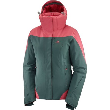 Salomon Women's Icerocket Jacket Women lined ski jackets Green S