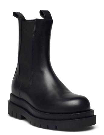 Teodora Shoes Chelsea Boots Musta Pavement