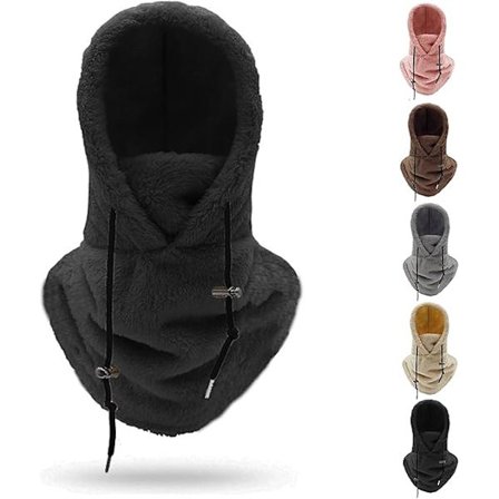 Sherpa Hette Skimaske, Fleece Balaclava Vindtett Vintermaske[HK]