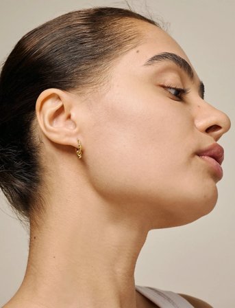 Enamel Copenhagen Hoops, Belle - Gold - ONE SIZE