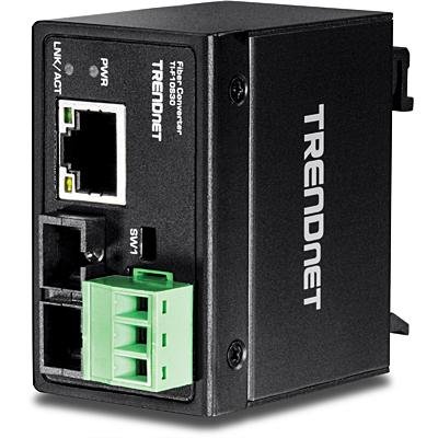 TRENDnet TI-F10S30 - fibermedieomformer - 10Mb LAN, 100Mb LAN - TAA-samsvar