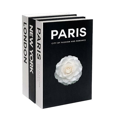 3 stk. Falsk bok Safe Boks Mynt Bank Safe Realistisk Side Simulering Bok Pengeboks Ornament Bærbar Hemmelig Skjult Avledningsbok Safe for Hjemmet