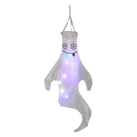 Leende Spöke 3d Vindsocka Halloween Dekoration Ett Stycke