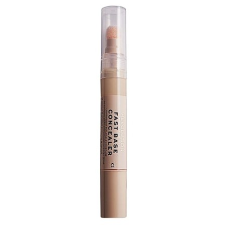 Makeup Revolution, Fast Base Concelear, Under-Eye Concealer Pen, C 2, 4.5 ml
