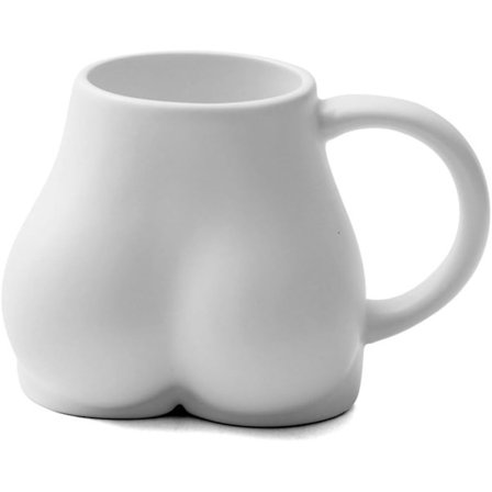 Sjov kaffekop numseformet keramisk kop tekop sjov jule- og valentinsdagsgave