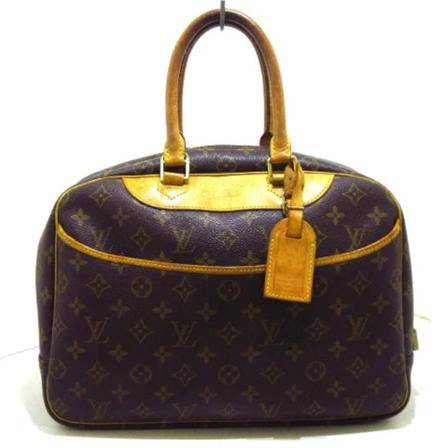 Louis Vuitton Vintage Pre-owned Polyester Håndtaske Brun, Dame Vintage Tasker, Størrelse: ONE Size