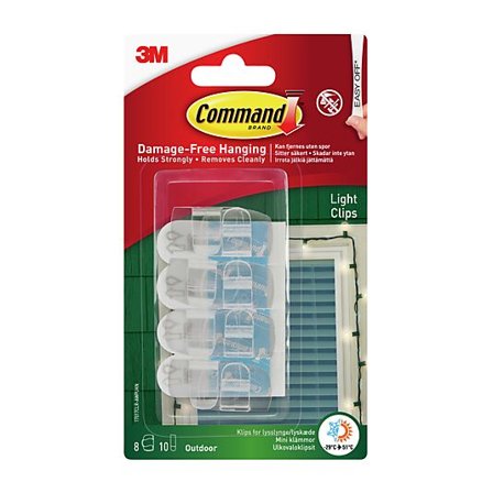 COMMAND Ledningsklips utendørs